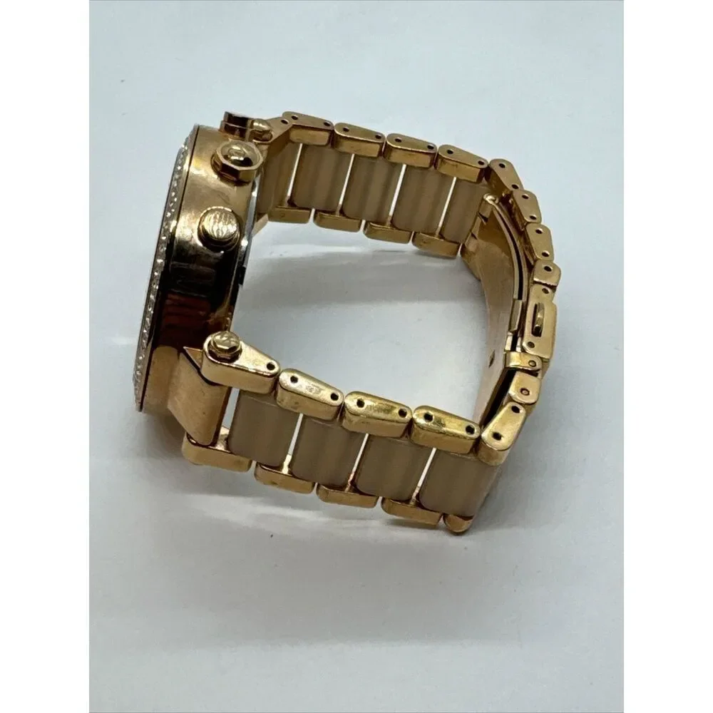 Michael Kors Parker MK5896 Women Rose Gold Analog Dial Quartz Wrist Watch JNA383